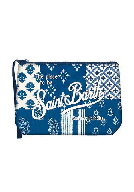 Pochette Mc2 Saint Barth Aline Patch Indigo  blu zip scuba MC2 SAINT BARTH | Pochette | ALINE00071H61